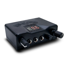 Professional Black Digital Double Use Skull Tattoo Power Supply Dual Tattoo Machine Power Supply for Liner and Shader